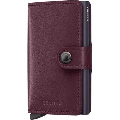 Secrid Portefeuille En Cuir Miniwallet Original Cranberry One Size Homme,Femme - Publicité Secrid Portefeuille En Cuir Miniwallet Original Cranberry One Size Homme,Femme - Publicité