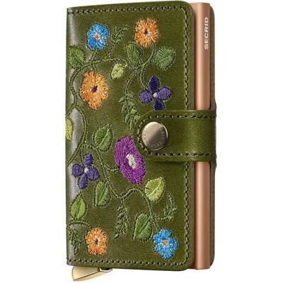 Secrid Portefeuille En Cuir Miniwallet Stitch Floral Olive+ One Size Homme,Femme - Publicité Secrid Portefeuille En Cuir Miniwallet Stitch Floral Olive+ One Size Homme,Femme - Publicité