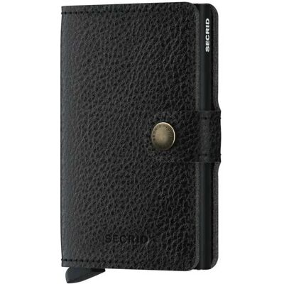 Secrid Portefeuille En Cuir Miniwallet Vegetable Tanned Black / Black One Size Homme,Femme - Publicité Secrid Portefeuille En Cuir Miniwallet Vegetable Tanned Black / Black One Size Homme,Femme - Publicité