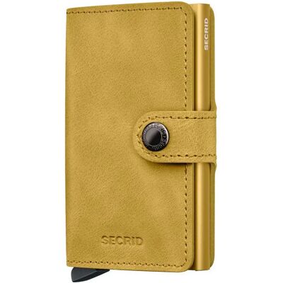 Secrid Portefeuille En Cuir Miniwallet Vintage Yellow One Size Homme,Femme - Publicité Secrid Portefeuille En Cuir Miniwallet Vintage Yellow One Size Homme,Femme - Publicité