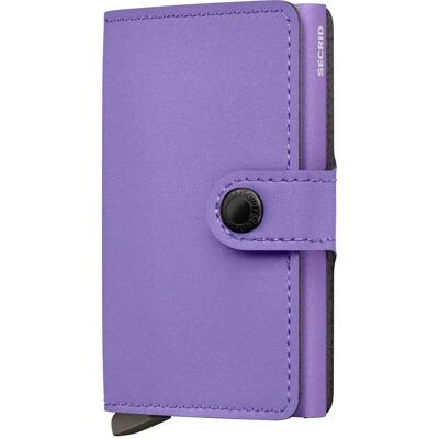 Secrid Portefeuille En Cuir Miniwallet Yard Powder Lilac One Size Homme,Femme - Publicité Secrid Portefeuille En Cuir Miniwallet Yard Powder Lilac One Size Homme,Femme - Publicité