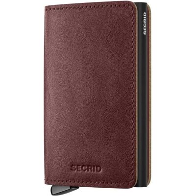 Secrid Portefeuille En Cuir Slimwallet Basco Brown+ One Size Homme,Femme - Publicité Secrid Portefeuille En Cuir Slimwallet Basco Brown+ One Size Homme,Femme - Publicité