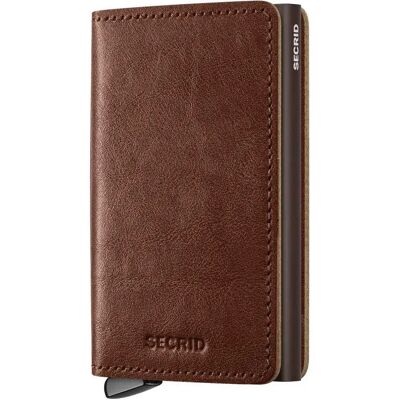 Secrid Portefeuille En Cuir Slimwallet Basco Whiskey+ One Size Homme,Femme - Publicité Secrid Portefeuille En Cuir Slimwallet Basco Whiskey+ One Size Homme,Femme - Publicité