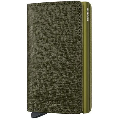 Secrid Portefeuille En Cuir Slimwallet Crisple Kelp One Size Homme,Femme - Publicité Secrid Portefeuille En Cuir Slimwallet Crisple Kelp One Size Homme,Femme - Publicité