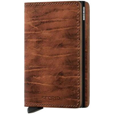 Secrid Portefeuille En Cuir Slimwallet Dutch Martin Whiskey One Size Homme,Femme - Publicité Secrid Portefeuille En Cuir Slimwallet Dutch Martin Whiskey One Size Homme,Femme - Publicité
