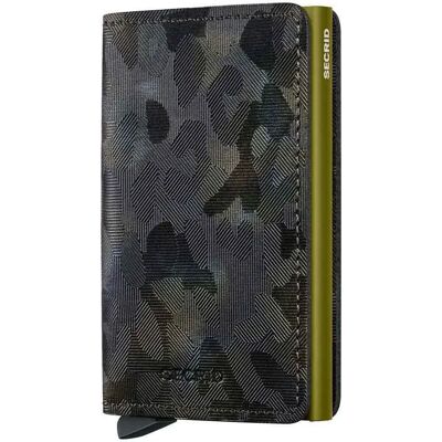 Secrid Portefeuille En Cuir Slimwallet Jungle Moss One Size Homme,Femme - Publicité Secrid Portefeuille En Cuir Slimwallet Jungle Moss One Size Homme,Femme - Publicité
