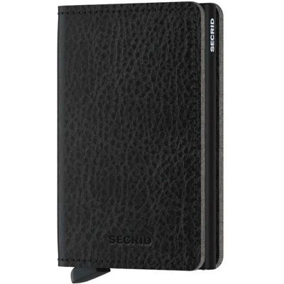 Secrid Portefeuille En Cuir Slimwallet Vegetable Tanned Black / Black One Size Homme,Femme - Publicité Secrid Portefeuille En Cuir Slimwallet Vegetable Tanned Black / Black One Size Homme,Femme - Publicité