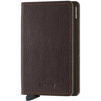 Secrid Portefeuille En Cuir Slimwallet Vegetable Tanned Espresso / Brown One Size Homme,Femme - Publicité Secrid Portefeuille En Cuir Slimwallet Vegetable Tanned Espresso / Brown One Size Homme,Femme - Publicité