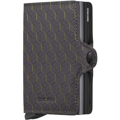 Secrid Portefeuille En Cuir Twinwallet Optical Grey / Yellow One Size Homme,Femme - Publicité Secrid Portefeuille En Cuir Twinwallet Optical Grey / Yellow One Size Homme,Femme - Publicité