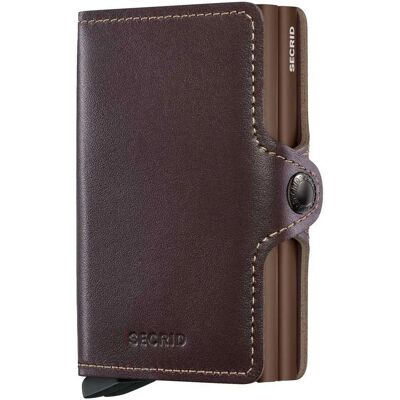 Secrid Portefeuille En Cuir Twinwallet Original Chocolate One Size Homme,Femme - Publicité Secrid Portefeuille En Cuir Twinwallet Original Chocolate One Size Homme,Femme - Publicité