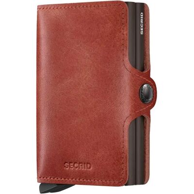 Secrid Portefeuille En Cuir Twinwallet Vintage Orange One Size Homme,Femme - Publicité Secrid Portefeuille En Cuir Twinwallet Vintage Orange One Size Homme,Femme - Publicité