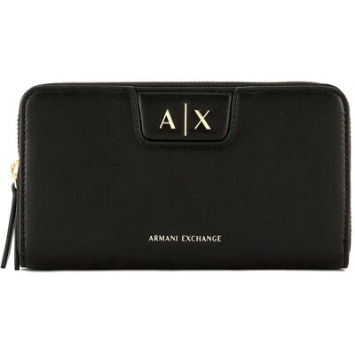 Giorgio Armani Exchange Portefeuille Xw000359_af19892 Black One Size Femme - Publicité Giorgio Armani Exchange Portefeuille Xw000359_af19892 Black One Size Femme - Publicité