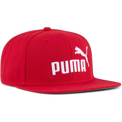 Puma Casquette Ess No1 Logo Flat Brim For All Time Red / Archive Green One Size - Publicité Puma Casquette Ess No1 Logo Flat Brim For All Time Red / Archive Green One Size - Publicité