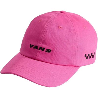 Vans Casquette Check Side Curved Bill Jockey Pink Fizz One Size unisex - Publicité Vans Casquette Check Side Curved Bill Jockey Pink Fizz One Size unisex - Publicité