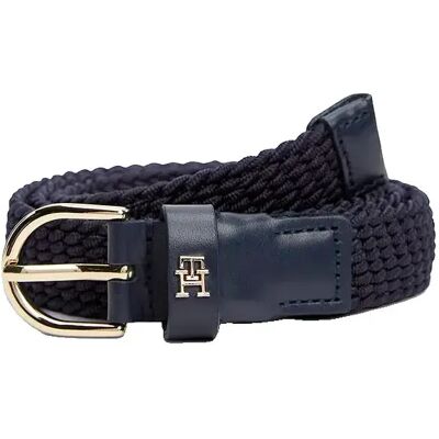 Tommy Hilfiger Ceinture Essential Effortless 2.5 Elastic Space Blue 80 cm Femme - Publicité Tommy Hilfiger Ceinture Essential Effortless 2.5 Elastic Space Blue 80 cm Femme - Publicité
