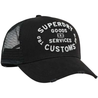 Superdry Casquette De Camionneur Mesh Black / Black One Size unisex - Publicité Superdry Casquette De Camionneur Mesh Black / Black One Size unisex - Publicité
