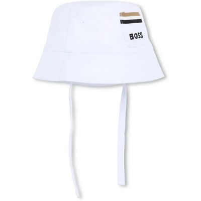 Boss Chapeau Junior J53103 White 44 cm unisex - Publicité Boss Chapeau Junior J53103 White 44 cm unisex - Publicité