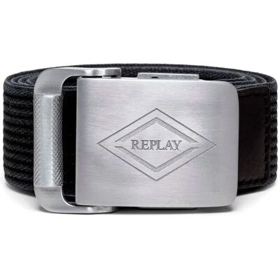 Replay Ceinture Am2682.000.a0005h Silver Black 95 cm Homme - Publicité Replay Ceinture Am2682.000.a0005h Silver Black 95 cm Homme - Publicité
