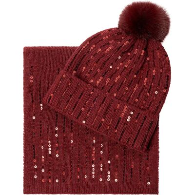 Pepe Jeans Bonnet Raya Set Lotus Red One Size unisex - Publicité Pepe Jeans Bonnet Raya Set Lotus Red One Size unisex - Publicité
