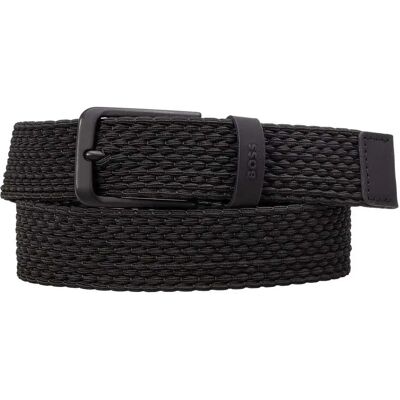 Boss Ceinture Vern 10254621 Black 90 cm - Publicité Boss Ceinture Vern 10254621 Black 90 cm - Publicité