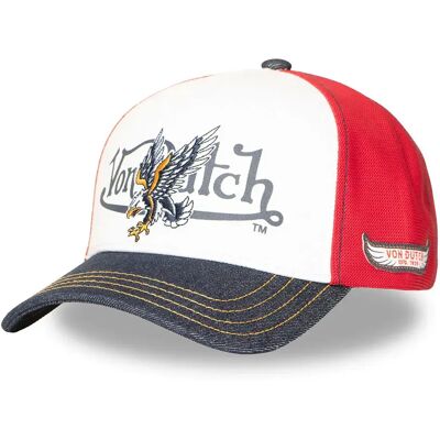 Von Dutch Casquette Vd/1/pcb/wild/13 Red / White One Size - Publicité Von Dutch Casquette Vd/1/pcb/wild/13 Red / White One Size - Publicité