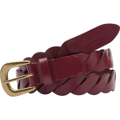Pepe Jeans Ceinture Isabelle Burgundy Red M - Publicité Pepe Jeans Ceinture Isabelle Burgundy Red M - Publicité