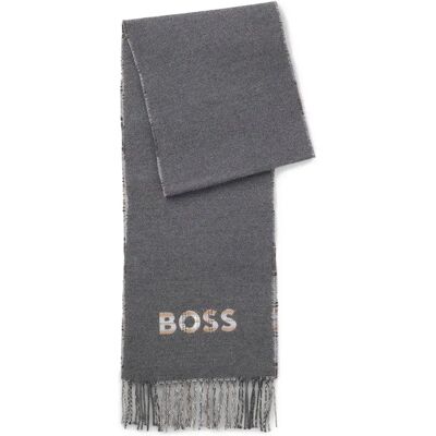 Boss Écharpe Alistar 10275587 01 Medium Grey One Size Homme - Publicité Boss Écharpe Alistar 10275587 01 Medium Grey One Size Homme - Publicité