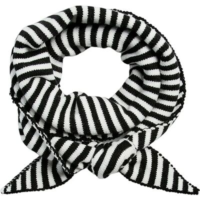Pieces Écharpe Komma Triangle Black / Bright White One Size - Publicité Pieces Écharpe Komma Triangle Black / Bright White One Size - Publicité