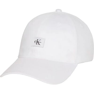 Calvin Klein Casquette Monologo Patch Bright White One Size - Publicité Calvin Klein Casquette Monologo Patch Bright White One Size - Publicité