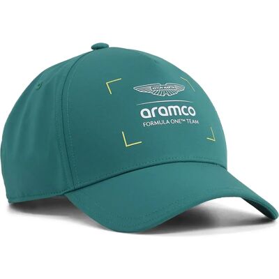 Puma Casquette X Aston Martin Aramco F1® Team Bb Green Lux One Size unisex - Publicité Puma Casquette X Aston Martin Aramco F1® Team Bb Green Lux One Size unisex - Publicité