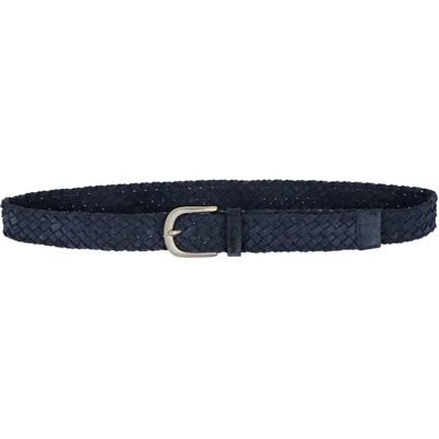 Wrangler Ceinture Suede Braided Blue Suede 110 cm - Publicité Wrangler Ceinture Suede Braided Blue Suede 110 cm - Publicité