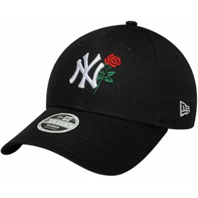 New Era Casquette Flower Icon 9forty New York Yankees Black One Size - Publicité New Era Casquette Flower Icon 9forty New York Yankees Black One Size - Publicité