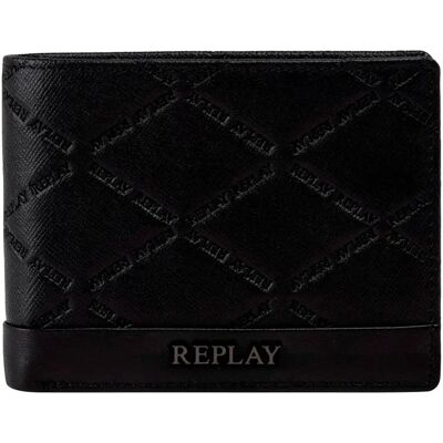 Replay Portefeuille Fm00fw.000.a7243p Black One Size Homme - Publicité Replay Portefeuille Fm00fw.000.a7243p Black One Size Homme - Publicité