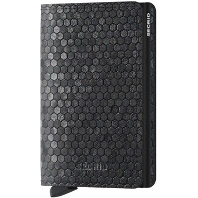 Secrid Portefeuille Slimwallet Hexagon Black One Size Homme,Femme - Publicité Secrid Portefeuille Slimwallet Hexagon Black One Size Homme,Femme - Publicité