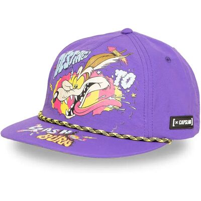 Capslab Casquette Daffy Duck The Champion Lilac One Size unisex - Publicité Capslab Casquette Daffy Duck The Champion Lilac One Size unisex - Publicité