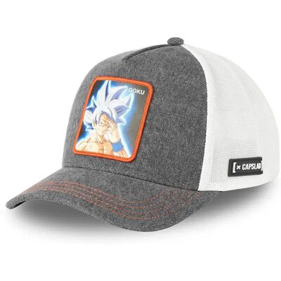 Capslab Casquette Dragon Ball Goku Grey / White One Size - Publicité Capslab Casquette Dragon Ball Goku Grey / White One Size - Publicité