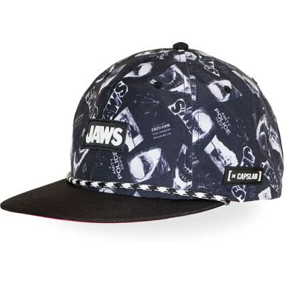 Capslab Casquette Jaws Poster Blue / Black One Size - Publicité Capslab Casquette Jaws Poster Blue / Black One Size - Publicité