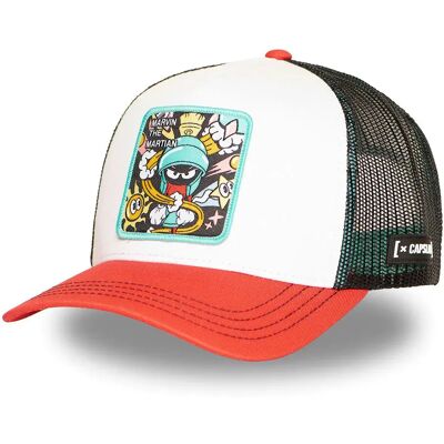 Capslab Casquette Marvin The Martian White / Red One Size - Publicité Capslab Casquette Marvin The Martian White / Red One Size - Publicité