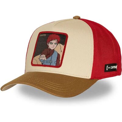 Capslab Casquette Naruto Gaara Beige / Brown / Red One Size unisex - Publicité Capslab Casquette Naruto Gaara Beige / Brown / Red One Size unisex - Publicité
