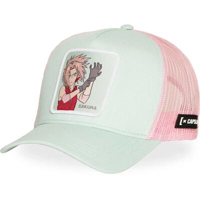 Capslab Casquette Naruto Sakura White / Pink One Size unisex - Publicité Capslab Casquette Naruto Sakura White / Pink One Size unisex - Publicité