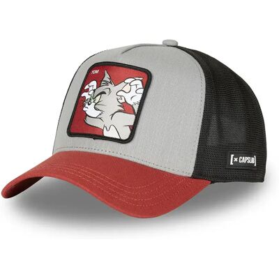 Capslab Casquette Tom & Jerry Grille Red / Grey One Size - Publicité Capslab Casquette Tom & Jerry Grille Red / Grey One Size - Publicité