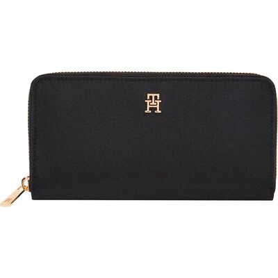 Tommy Hilfiger Portefeuille Pour Femme Popette Large Black One Size - Publicité Tommy Hilfiger Portefeuille Pour Femme Popette Large Black One Size - Publicité