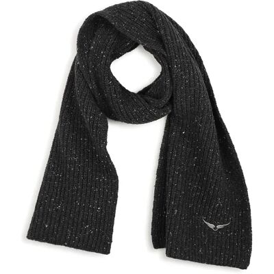 Zadig & Voltaire Écharpe X60876 Heather Gray One Size - Publicité Zadig & Voltaire Écharpe X60876 Heather Gray One Size - Publicité