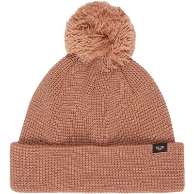 Roxy Bonnet Junior Silent Frost Cafe Au Lait One Size - Publicité Roxy Bonnet Junior Silent Frost Cafe Au Lait One Size - Publicité
