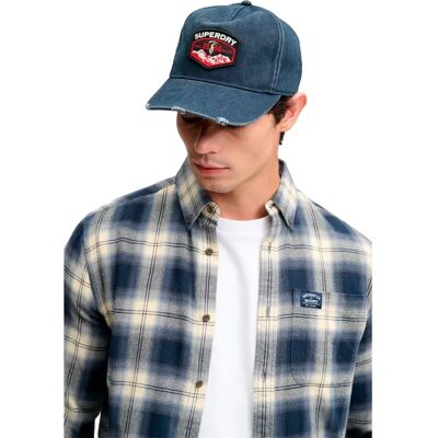 Superdry Casquette Graphic Trucker Washed Maine Navy One Size unisex - Publicité Superdry Casquette Graphic Trucker Washed Maine Navy One Size unisex - Publicité