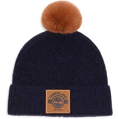 Timberland Bonnet Junior T61095 Marine 50 cm - Publicité Timberland Bonnet Junior T61095 Marine 50 cm - Publicité