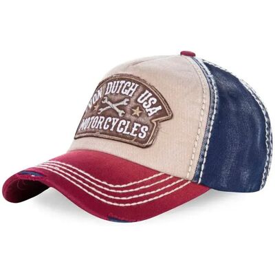Von Dutch Casquette Vd/0/cas1/dylan02b Navy / Red / Brown One Size unisex - Publicité Von Dutch Casquette Vd/0/cas1/dylan02b Navy / Red / Brown One Size unisex - Publicité