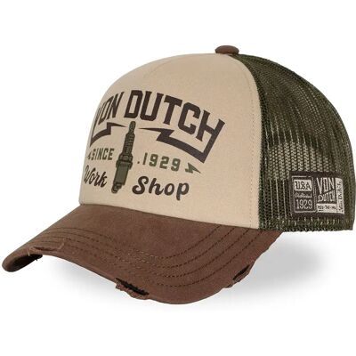 Von Dutch Casquette Vd/1/ct/crew/40 Brown One Size unisex - Publicité Von Dutch Casquette Vd/1/ct/crew/40 Brown One Size unisex - Publicité