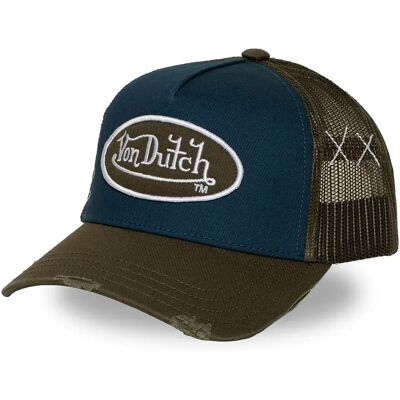 Von Dutch Casquette Vd/1/ct/used/14 Blue / Brown One Size unisex - Publicité Von Dutch Casquette Vd/1/ct/used/14 Blue / Brown One Size unisex - Publicité