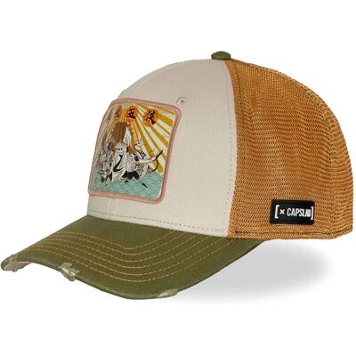 Capslab Casquette Cl/cfp/1/pcs/dra Green / White / Yellow One Size unisex - Publicité Capslab Casquette Cl/cfp/1/pcs/dra Green / White / Yellow One Size unisex - Publicité